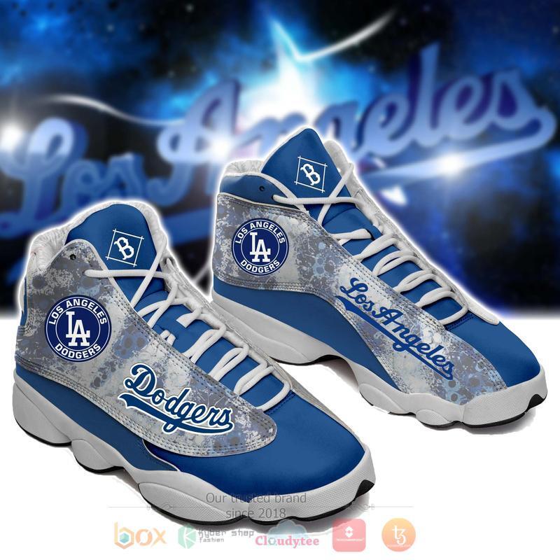 MLB_The_Los_Angeles_Dodgers_Blue_Air_Jordan_13_Shoes