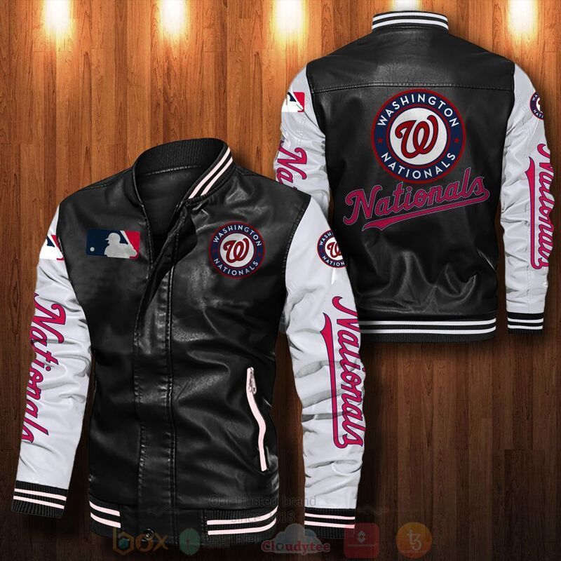 MLB_Washington_Nationals_Bomber_Leather_Jacket