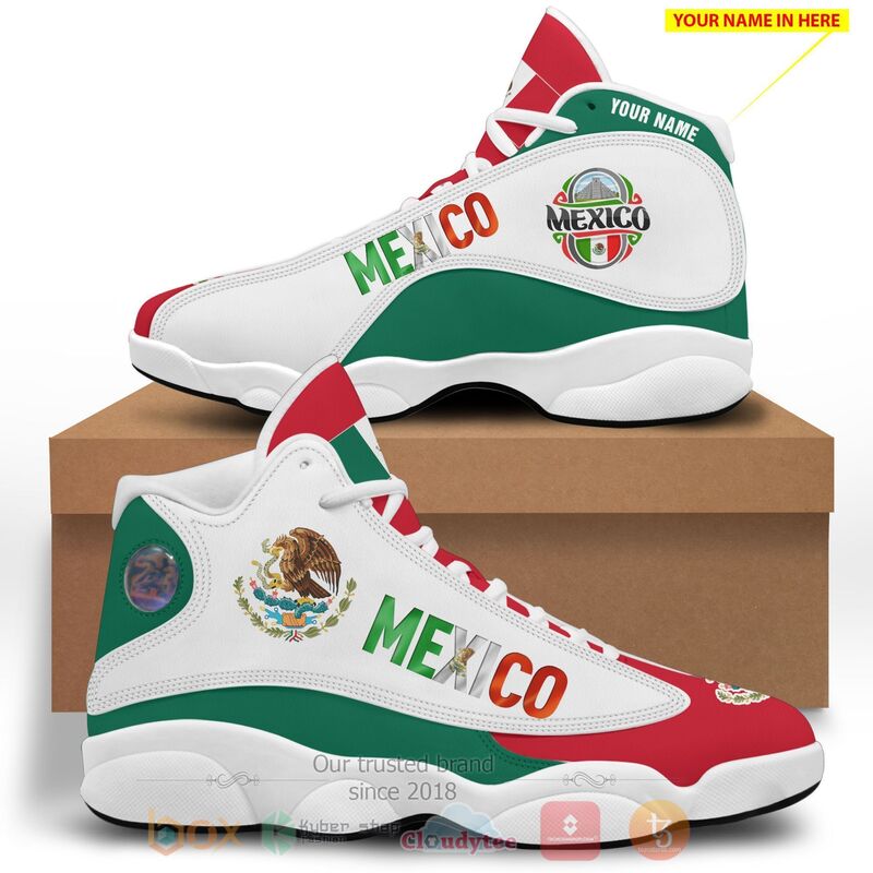Mexico_Logo_Personalized_Air_Jordan_13_Shoes_1