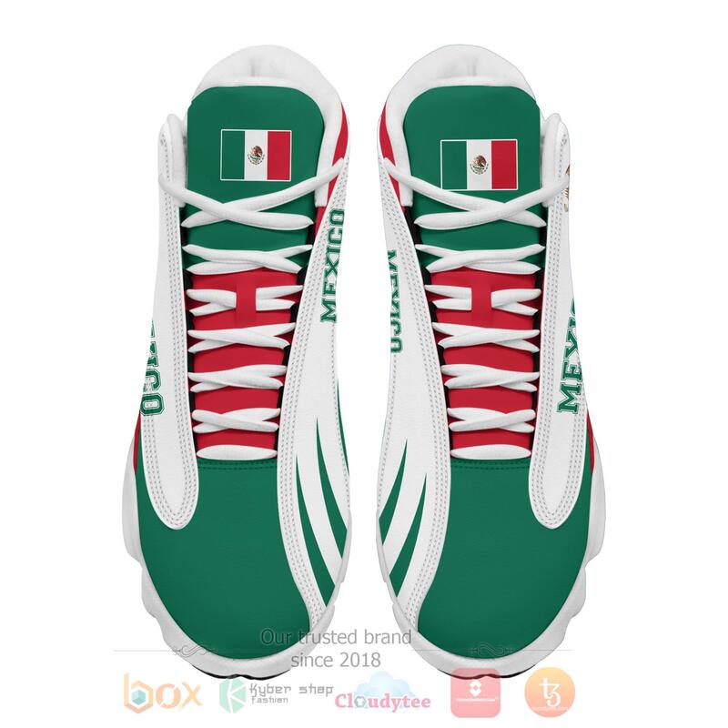 Mexico_Personalized_Green_Air_Jordan_13_Shoes_1