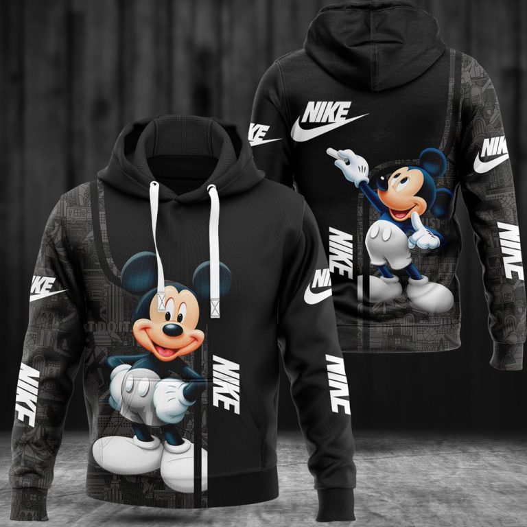 Mickey-Mouse-Nike-blakc-hoodie-pant-1