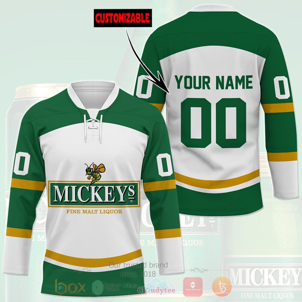 Mickeys_Fine_Malt_Liquor_Personalized_Hockey_Jersey