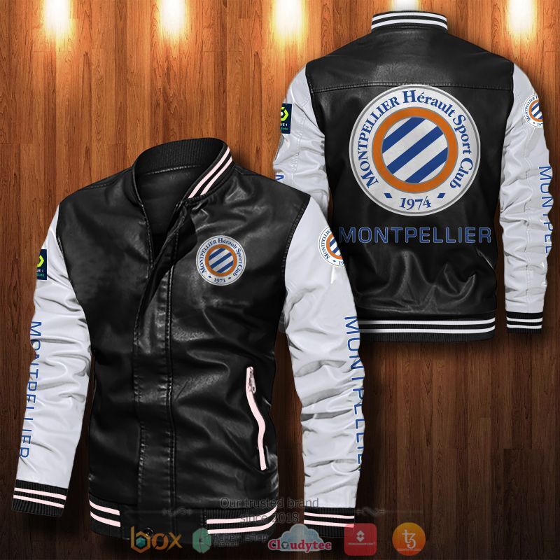Montpellier_Herault_Sport_Club_Bomber_leather_jacket