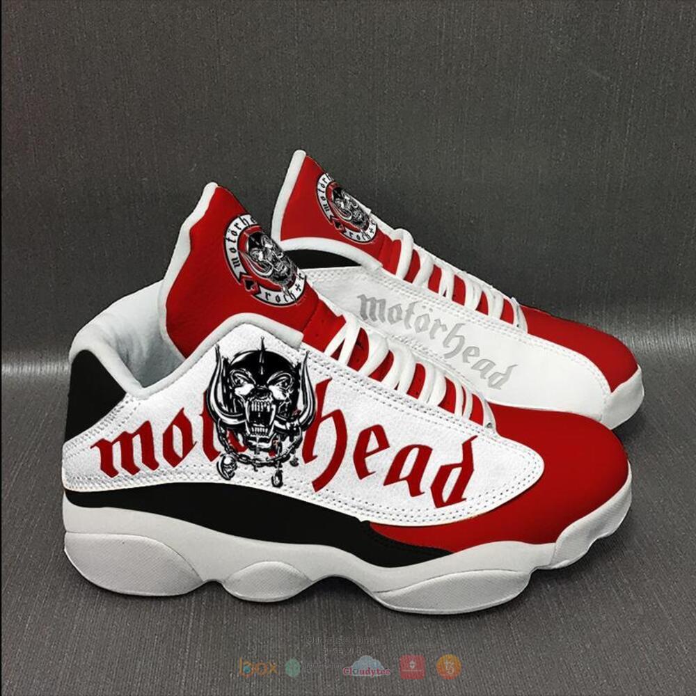 Motorhead_band_red_white_Air_Jordan_13_shoes