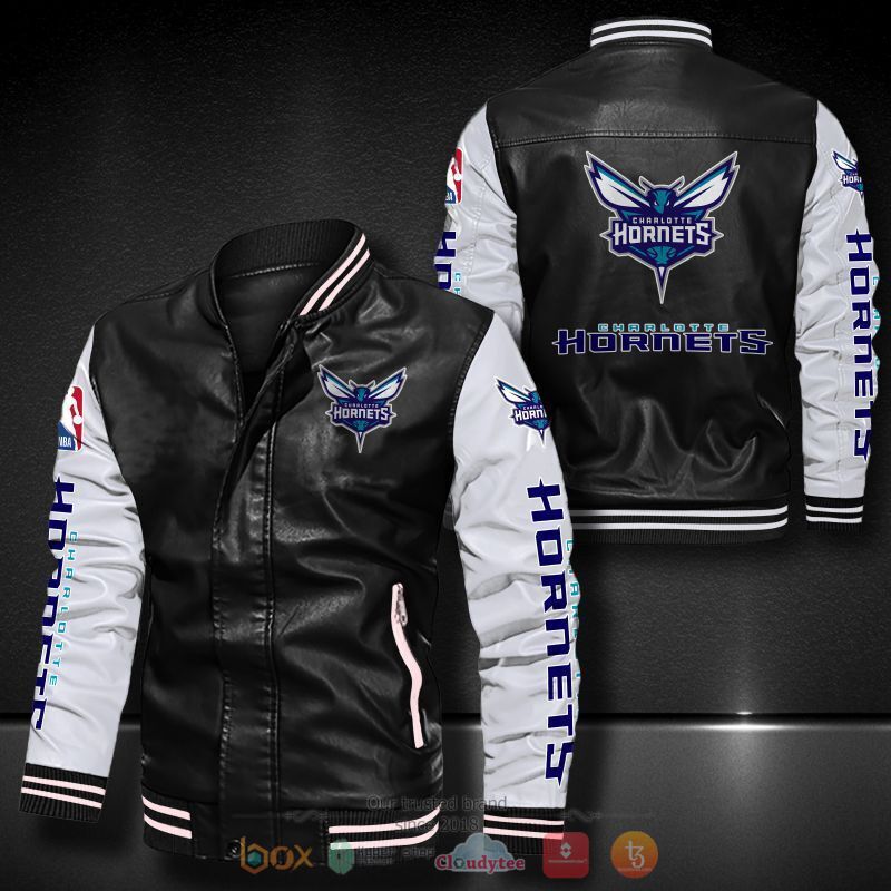 NBA_Charlotte_Hornets_Bomber_leather_jacket