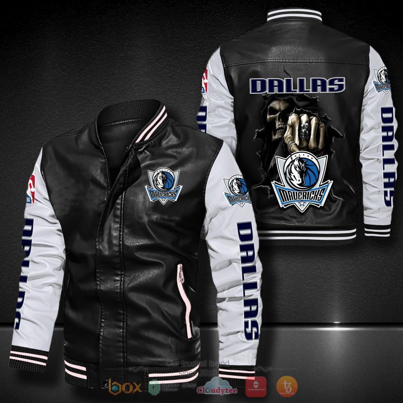 NBA_Dallas_Mavericks_Death_God_Bomber_leather_jacket