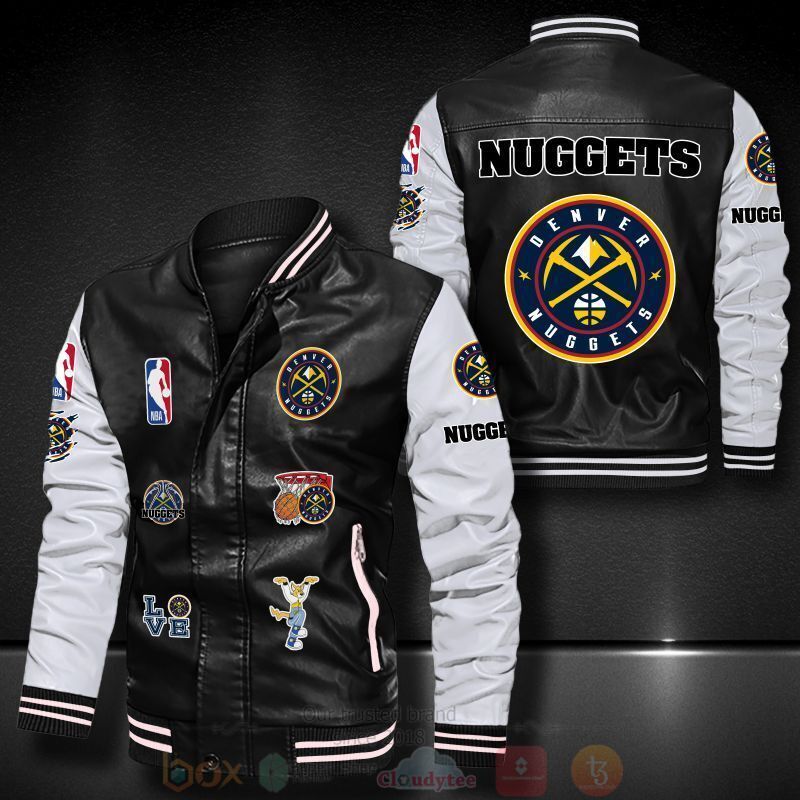 NBA_Denver_Nuggets_Bomber_Leather_Jacket