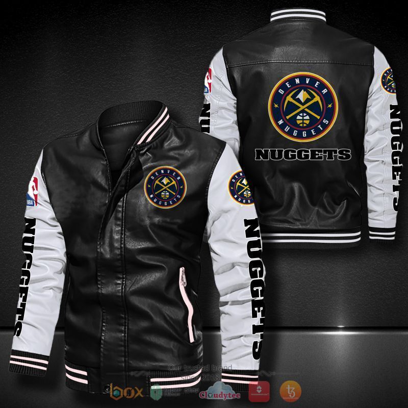 NBA_Denver_Nuggets_Bomber_leather_jacket