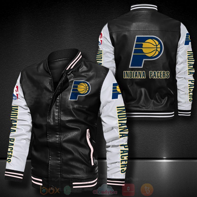 NBA_Indiana_Pacers_Basketball_Team_Bomber_Leather_Jacket