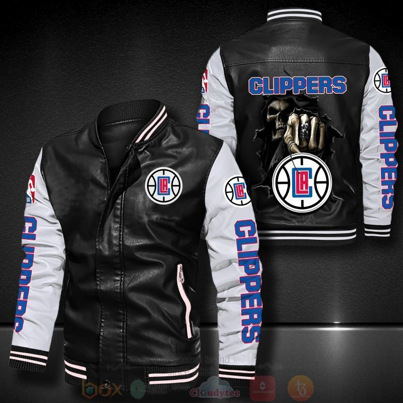 NBA_Los_Angeles_Clippers_Death_Skulls_Bomber_Leather_Jacket