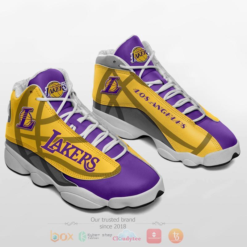 NBA_Los_Angeles_Lakers_Air_Jordan_13_Shoes