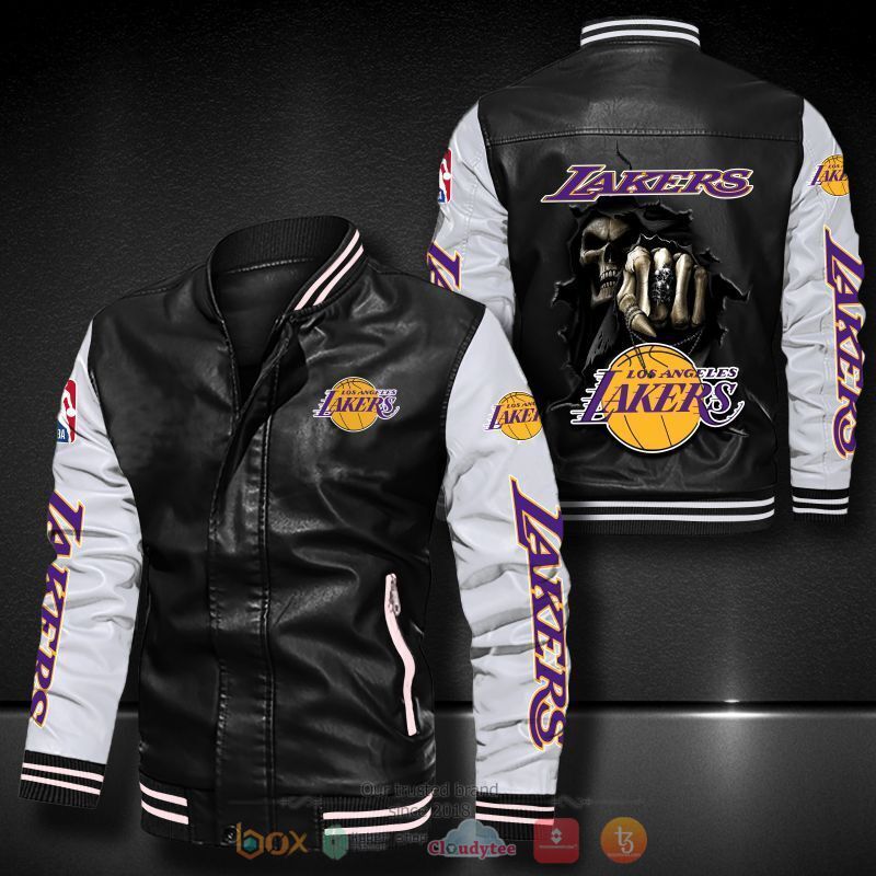 NBA_Los_Angeles_Lakers_Bomber_leather_jacket