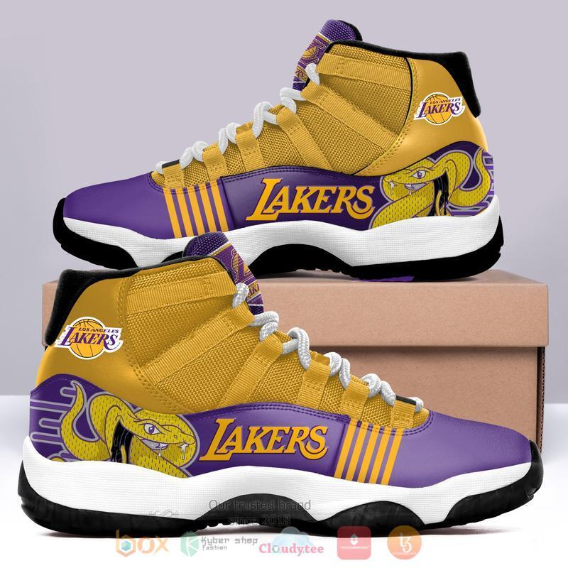 NBA_Los_Angeles_Lakers_Sneakers_Air_Jordan_13_Shoes