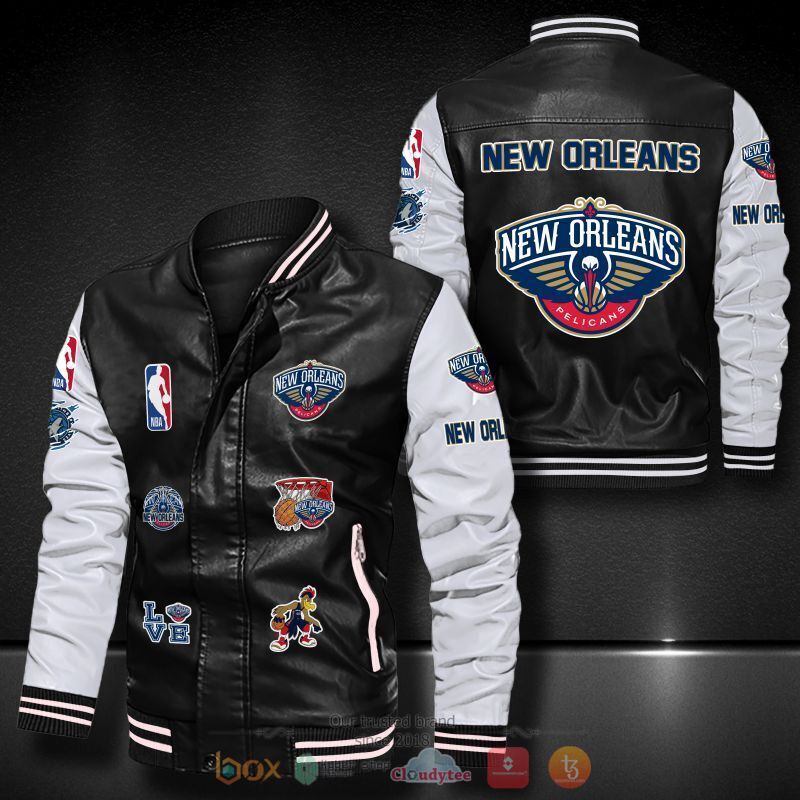 NBA_New_Orleans_Pelicans_Bomber_leather_jacket