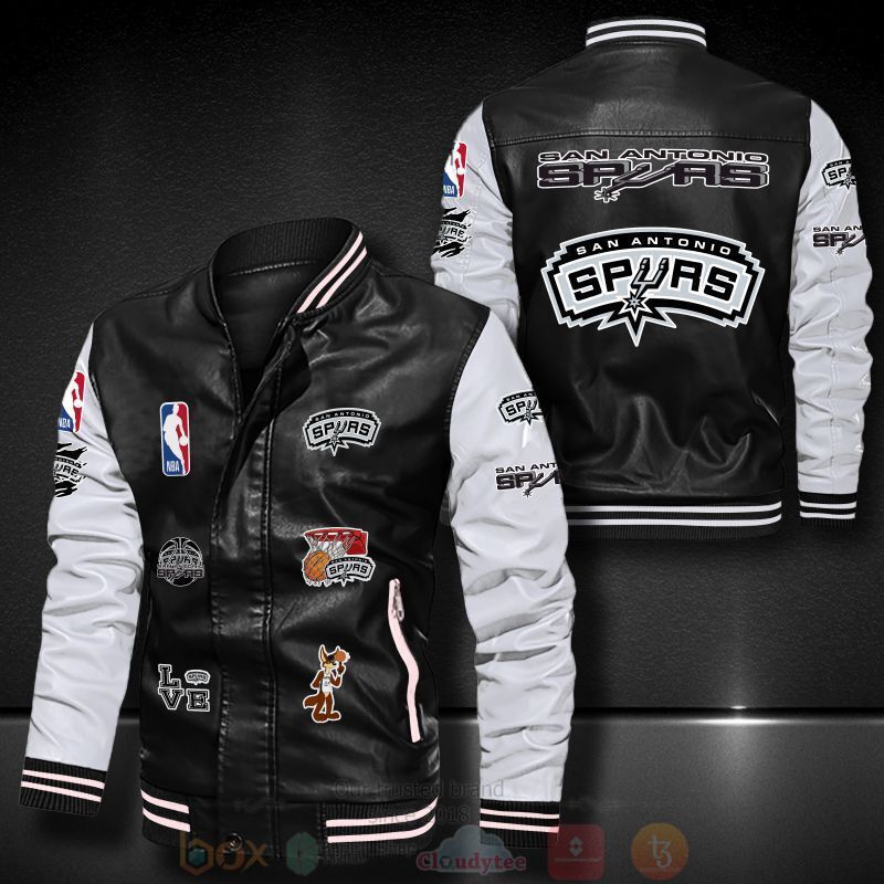 NBA_San_Antonio_Spurs_Bomber_Leather_Jacket