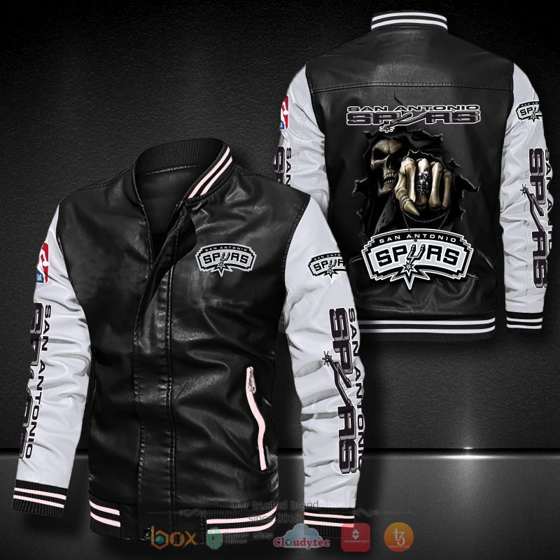 NBA_San_Antonio_Spurs_Death_God_Bomber_leather_jacket