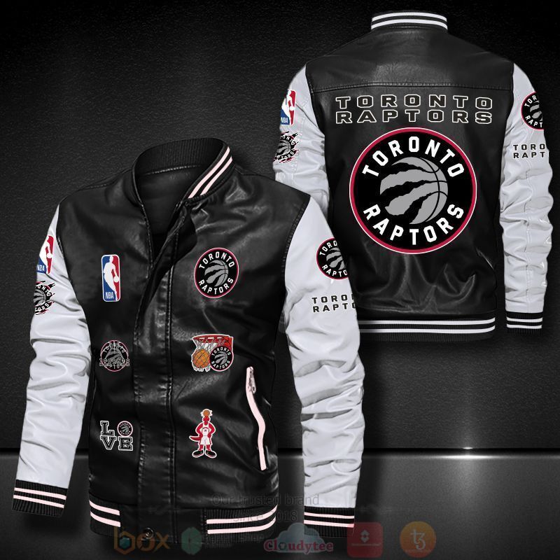 NBA_Toronto_Raptors_Bomber_Leather_Jacket