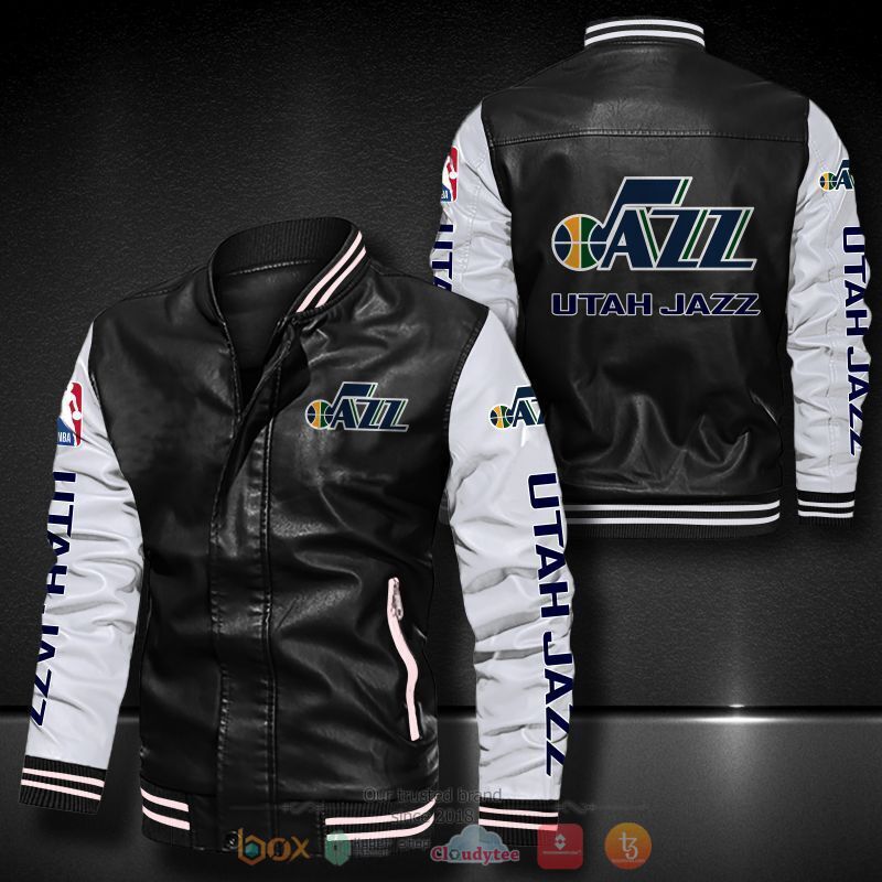 NBA_Utah_Jazz_Bomber_leather_jacket
