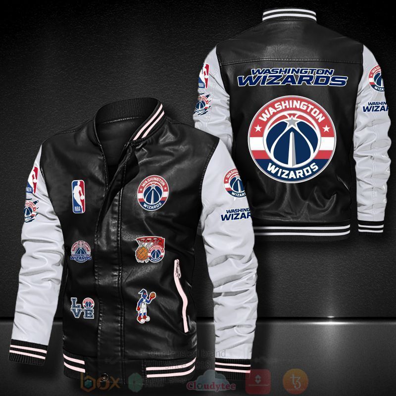NBA_Washington_Wizards_Bomber_Leather_Jacket