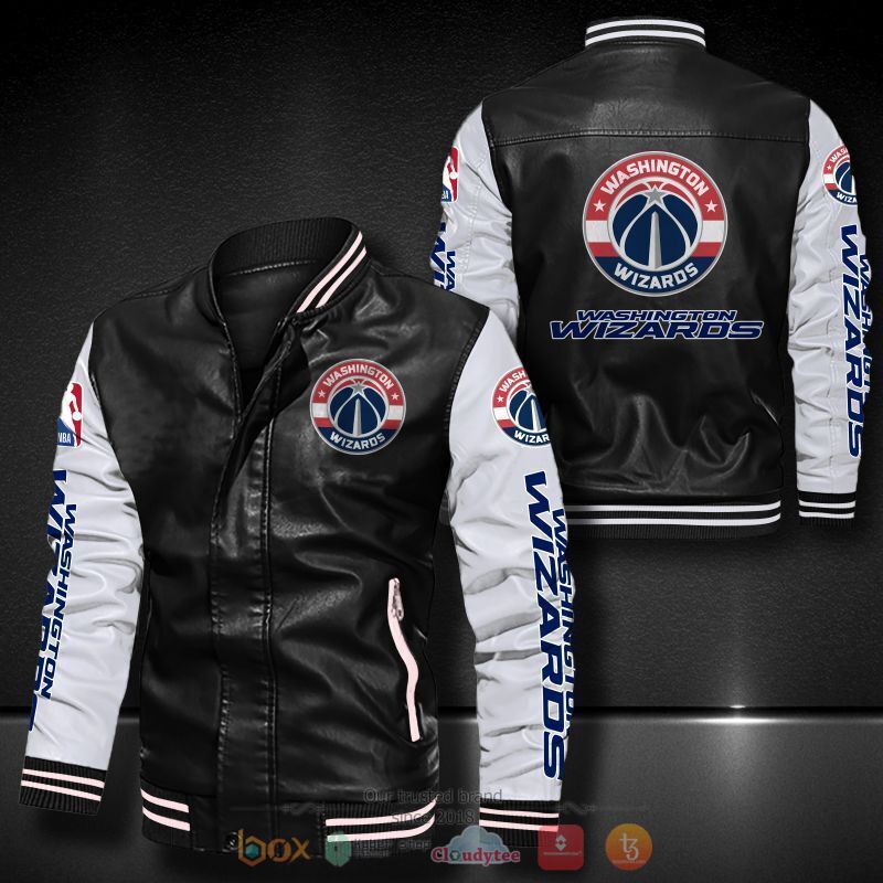 NBA_Washington_Wizards_Bomber_leather_jacket