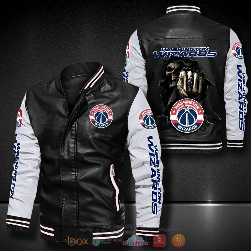 NBA_Washington_Wizards_Death_God_Bomber_leather_jacket