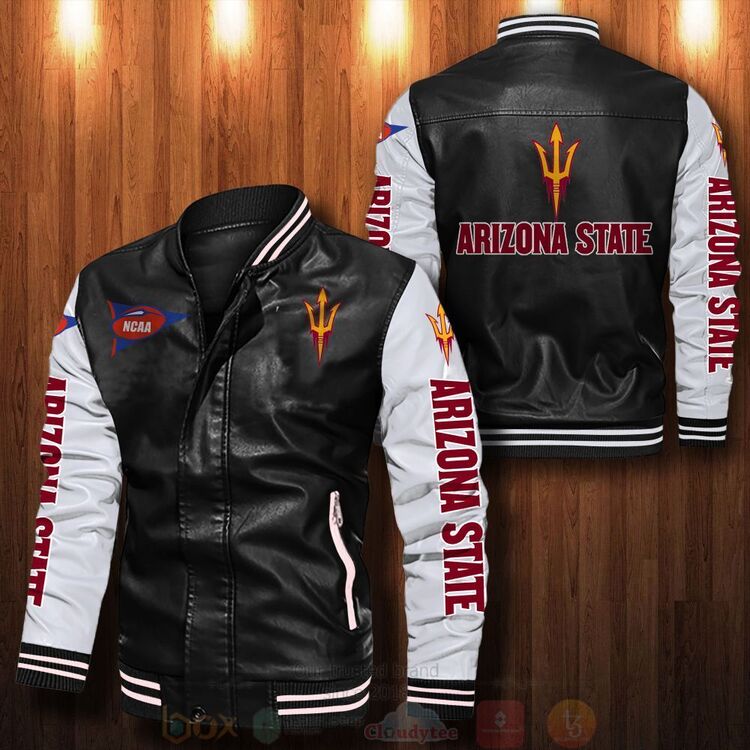 NCAA_Arizona_State_Sun_Devils_football_Bomber_Leather_Jacket