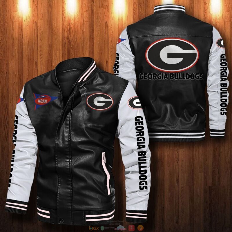 NCAA_Georgia_Bulldogs_Bomber_leather_Jacket