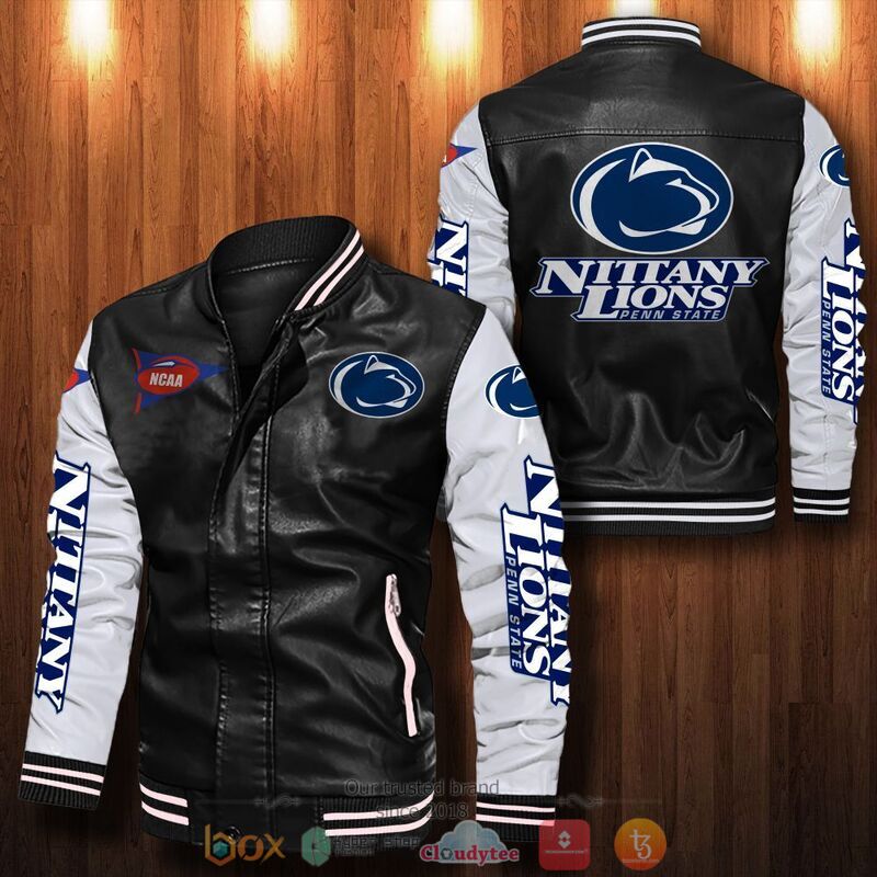 NCAA_Penn_State_Nittany_Lions_Bomber_leather_jacket