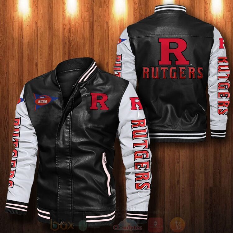 NCAA_Rutgers_Scarlet_Knights_Bomber_Leather_Jacket