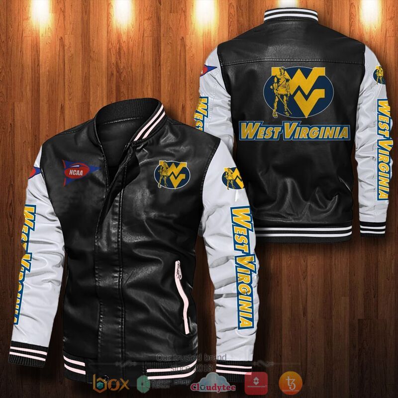 NCAA_West_Virginia_Mountaineers_Bomber_leather_jacket