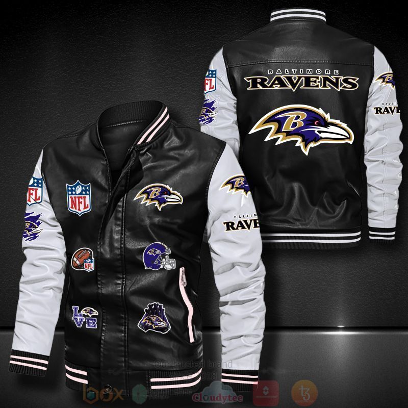 NFL_Baltimore_Ravens_Bomber_Leather_Jacket