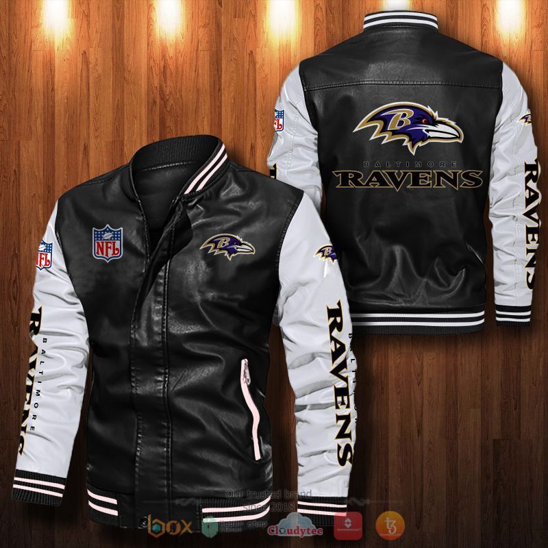 NFL_Baltimore_Ravens_Bomber_leather_jacket