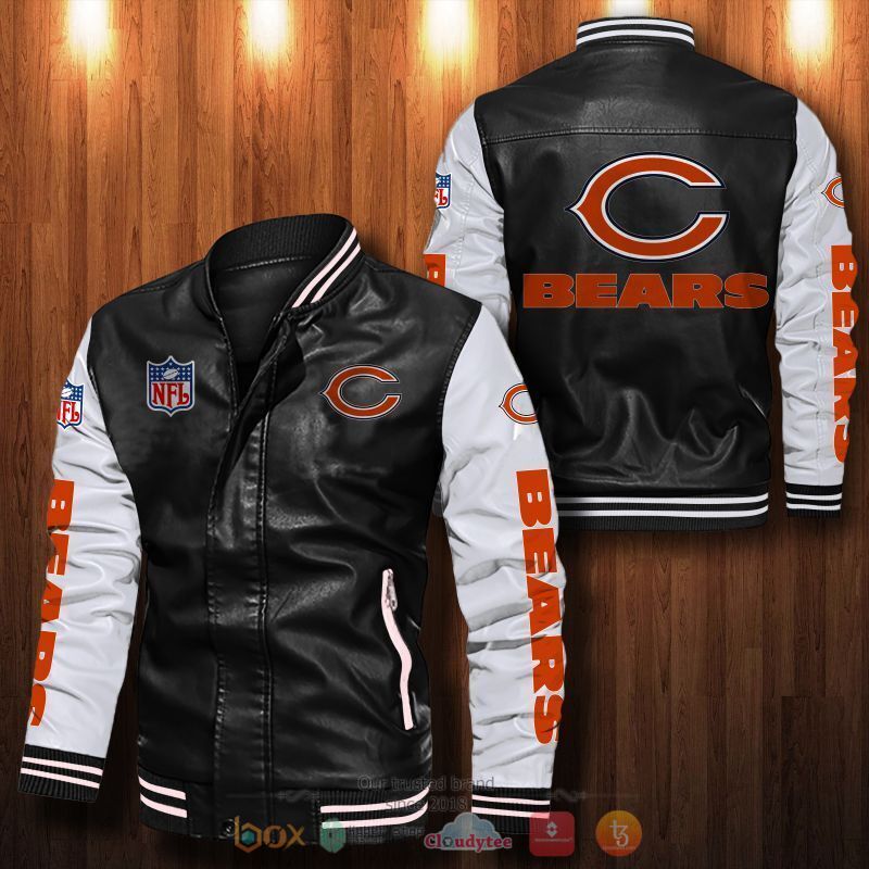 NFL_Chicago_Bears_Bomber_leather_jacket