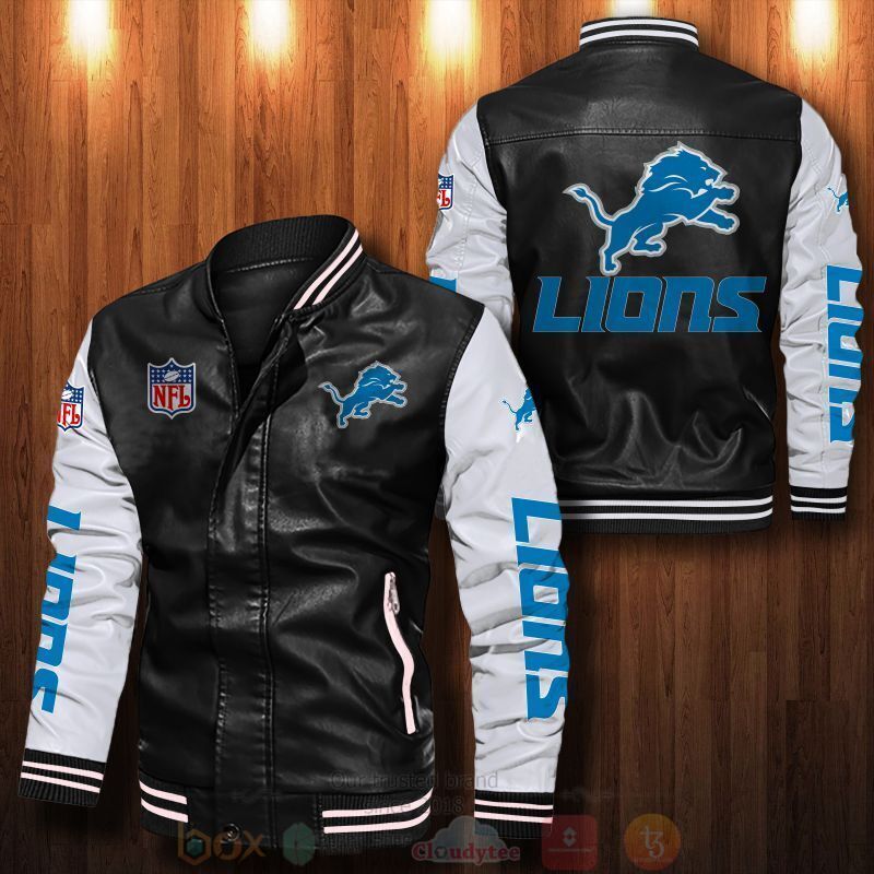 NFL_Detroit_Lions_Bomber_Leather_Jacket