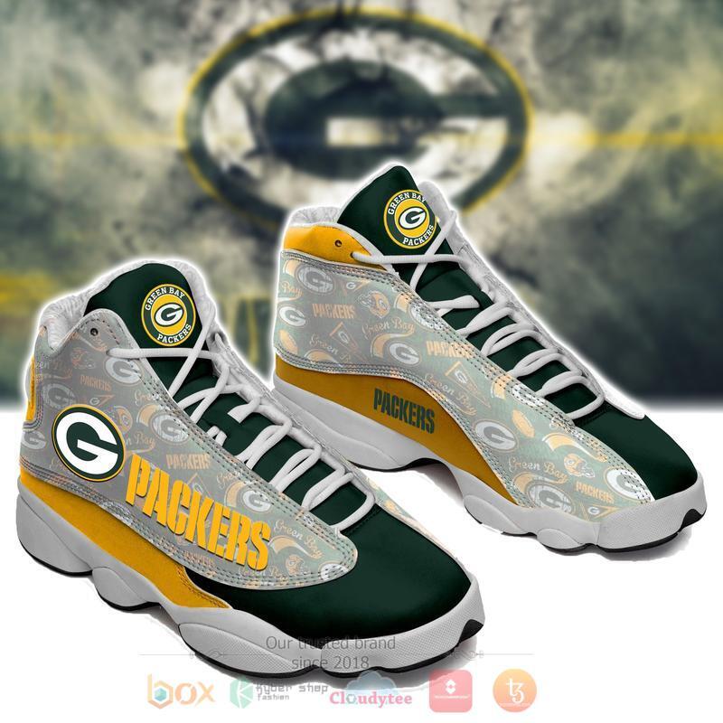 NFL_Green_Bay_Packers_Logos_Air_Jordan_13_Shoes