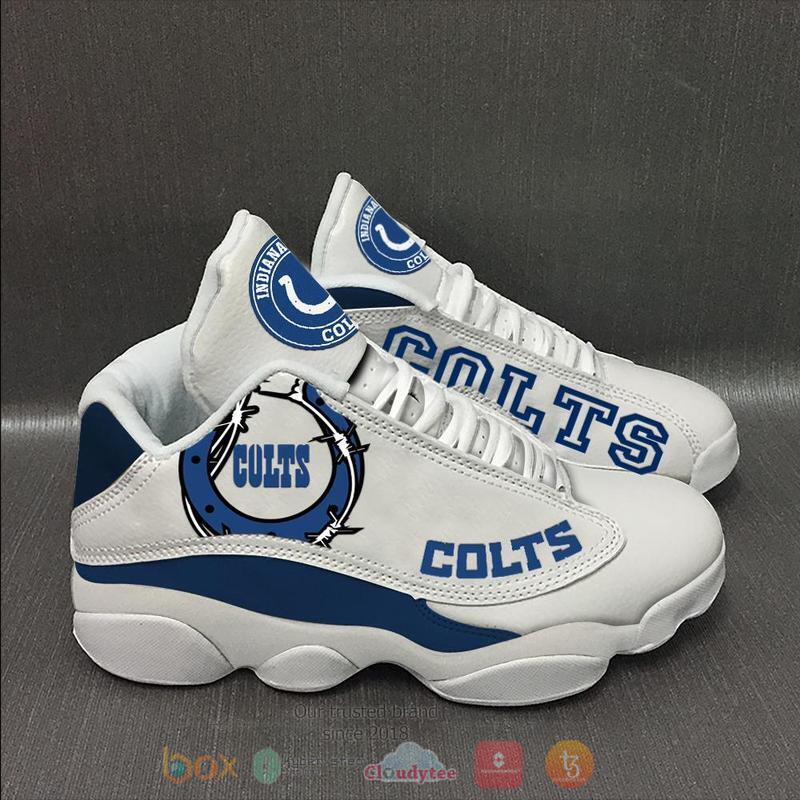 NFL_Indianapolis_Colts_Steel_Spikes_Air_Jordan_13_Shoes