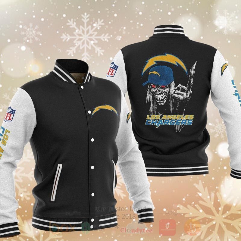 NFL_Los_Angeles_Chargers_Rugby_Team_Death_Skull_Baseball_Jacket