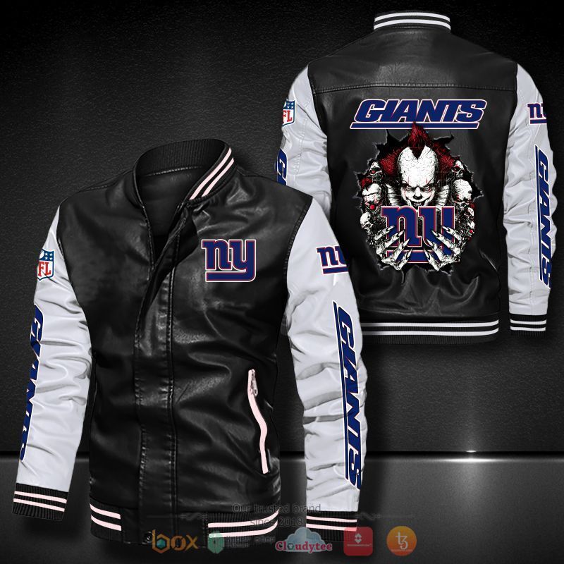 NFL_New_York_Giants_IT_Pennywise_Bomber_leather_jacket