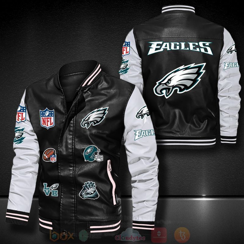 NFL_Philadelphia_Eagles_Bomber_Leather_Jacket