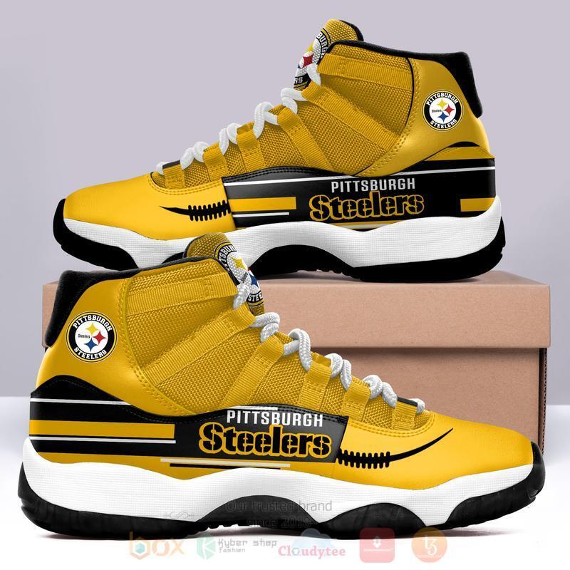 NFL_Pittsburgh_Steelers_Air_Jordan_13_Shoes