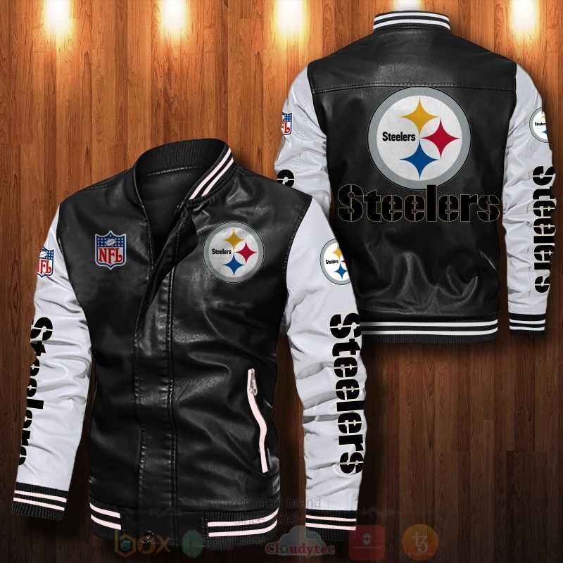 NFL_Pittsburgh_Steelers_Bomber_Leather_Jacket
