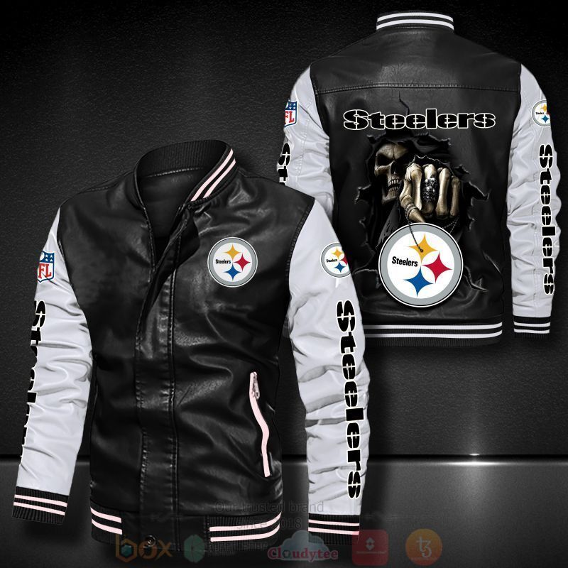 NFL_Pittsburgh_Steelers_Death_Skulls_Bomber_Leather_Jacket