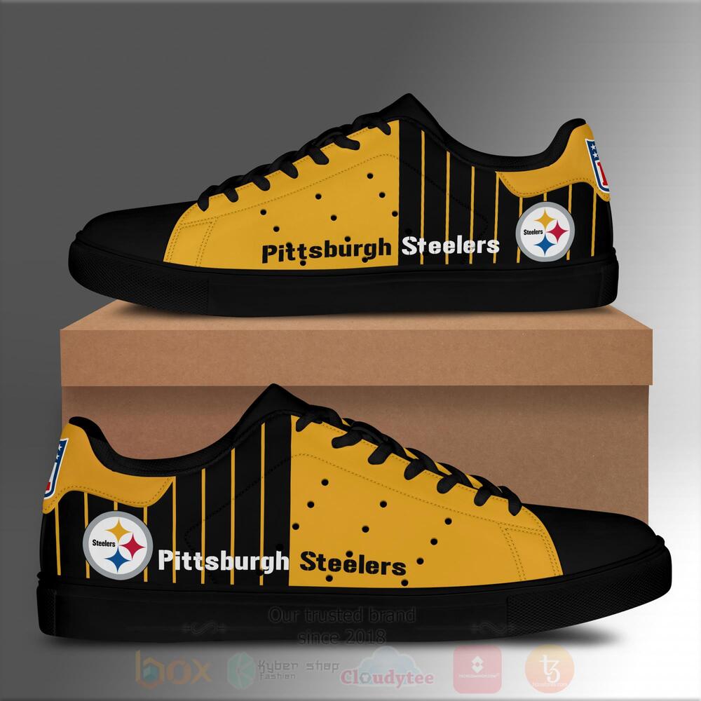 NFL_Pittsburgh_Steelers_Yellow_Skate_Shoes_1