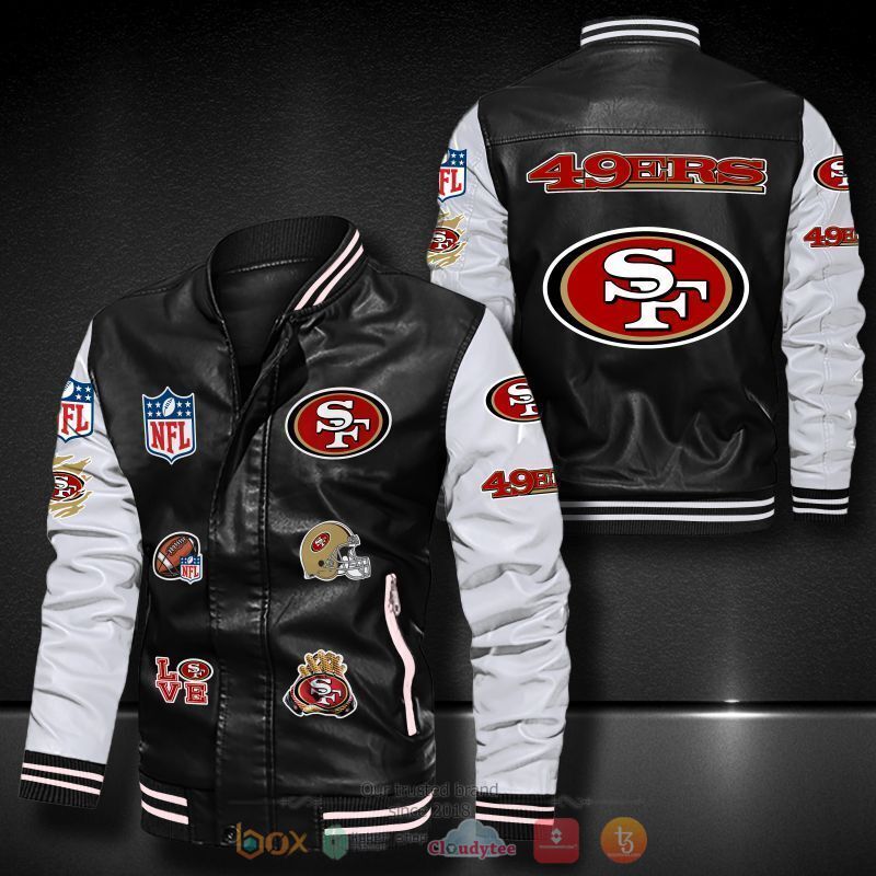NFL_San_Francisco_49ers_Bomber_leather_jacket