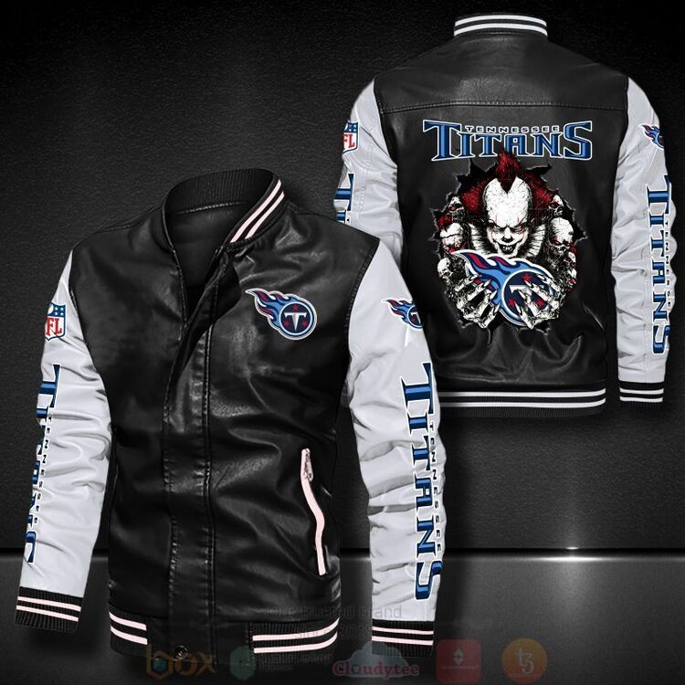 NFL_Tennessee_Titans_IT_Clown_Pennywise_Bomber_Leather_Jacket