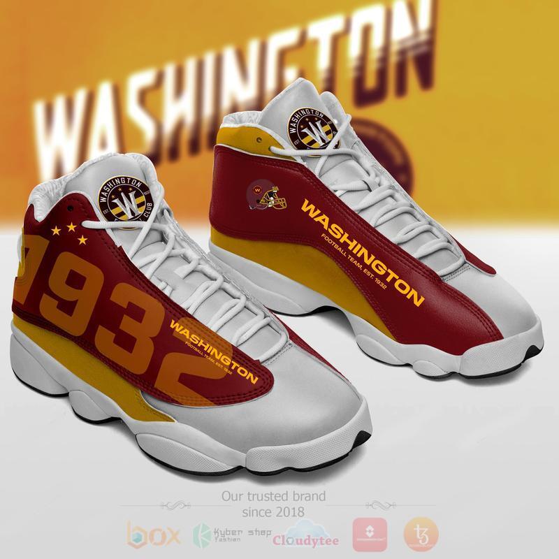 NFL_Washington_Redskins_Football_Team_Est_1932_Air_Jordan_13_Shoes