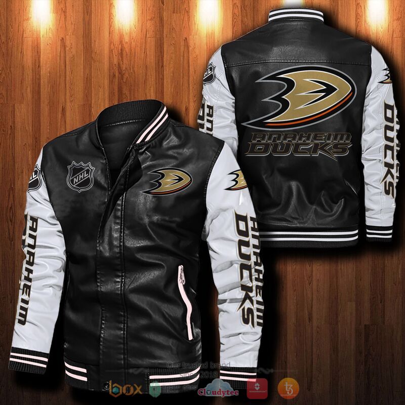 NHL_Anaheim_Ducks_Bomber_leather_jacket