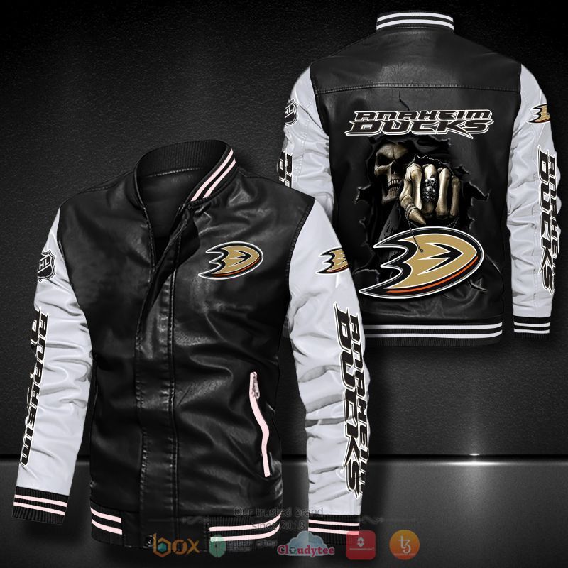 NHL_Anaheim_Ducks_Death_God_Bomber_leather_jacket
