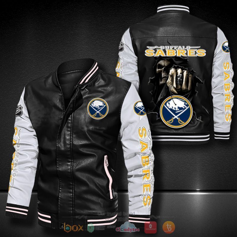 NHL_Buffalo_Sabres_Death_God_Bomber_leather_jacket