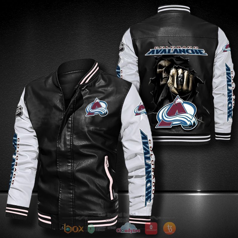 NHL_Colorado_Avalanche_Death_God_Bomber_leather_jacket